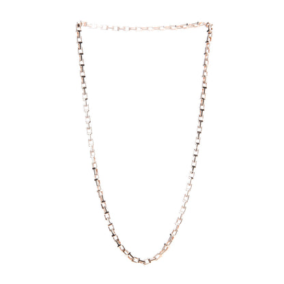 Tiffany 18K Rose Gold T Narrow Chain Necklace 3 of 6