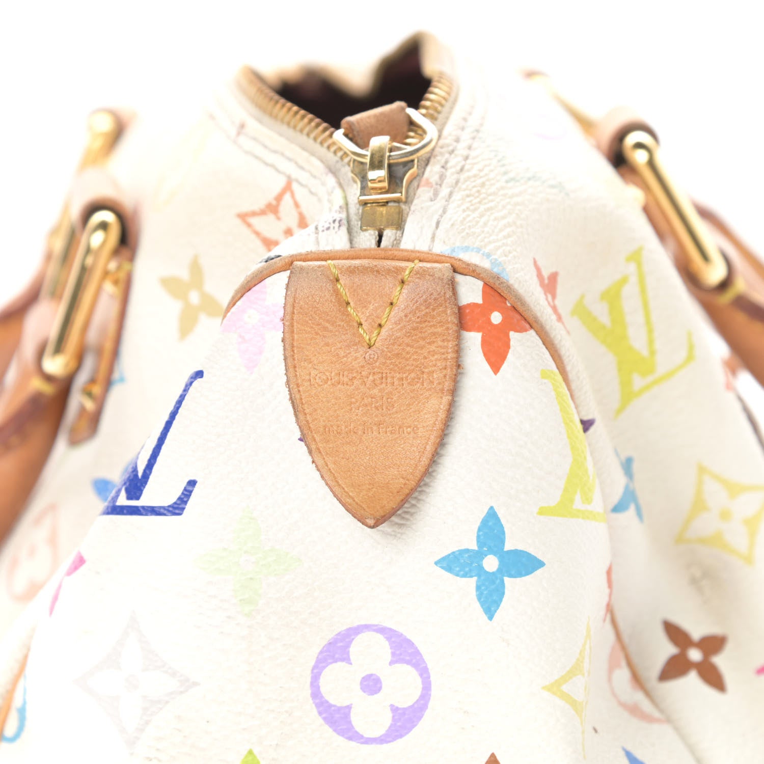 Louis Vuitton Monogram Multicolor Speedy 30 White 6 of 19