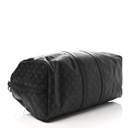 Louis Vuitton X FUJIWARA Monogram Eclipse Flash Fragment Keepall Bandouliere 55 4 of 10