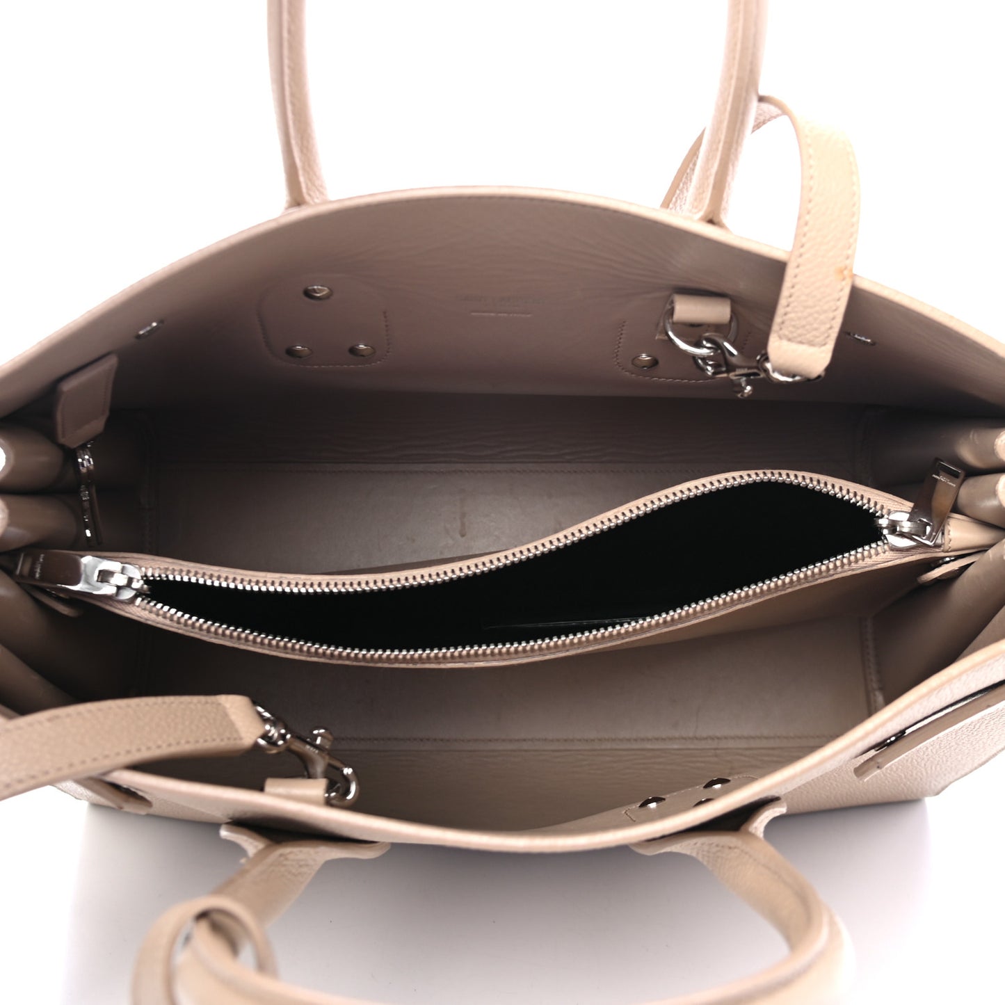 Grained Calfskin Small Sac De Jour Nude Powder