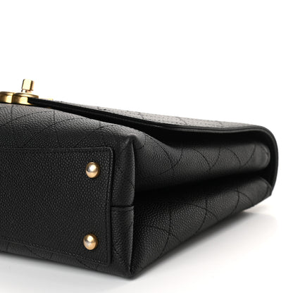 Chanel Caviar Stitched Large Flap Black 9 of 9