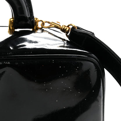 Chanel Patent Timeless CC Vanity Case Black 12 of 13