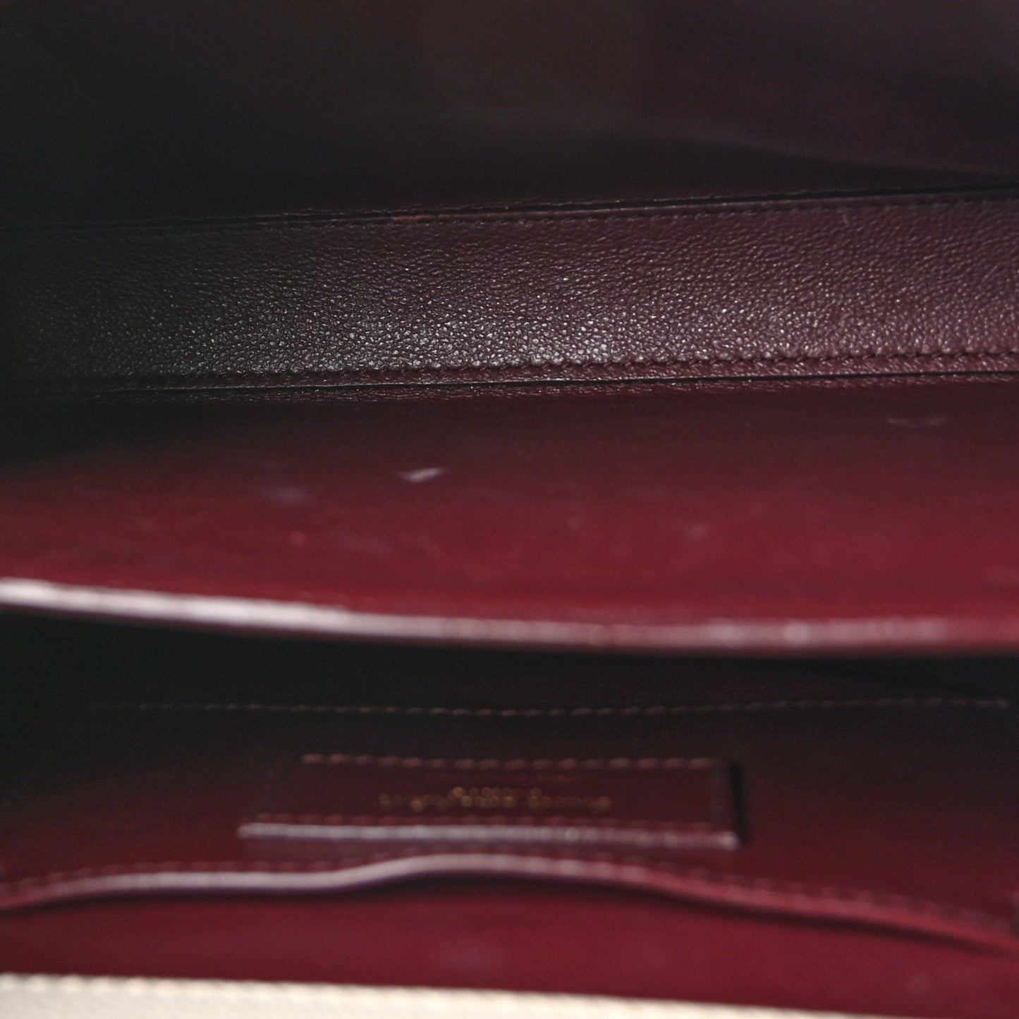 Grain de Poudre Mini Classic Monogram Cassandra Top Handle Crema Soft