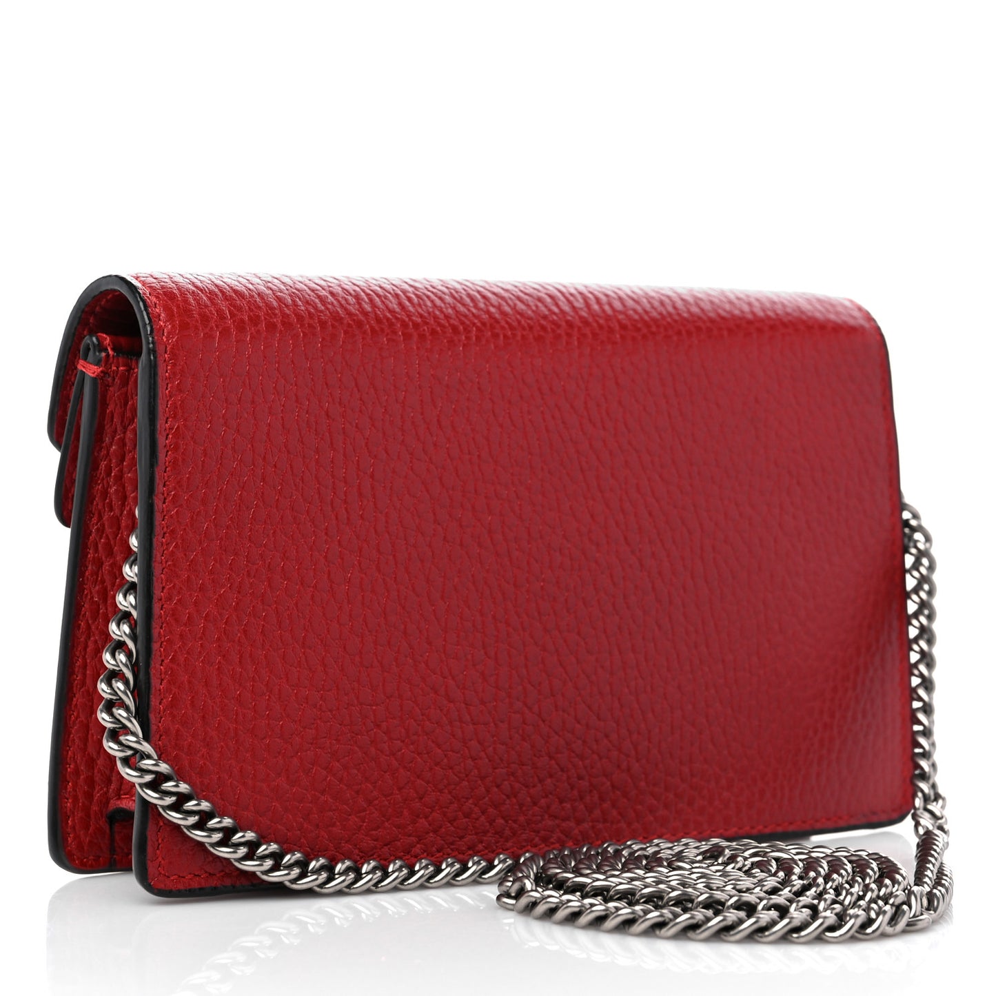 Calfskin Super Mini Dionysus Shoulder Bag Hibiscus Red