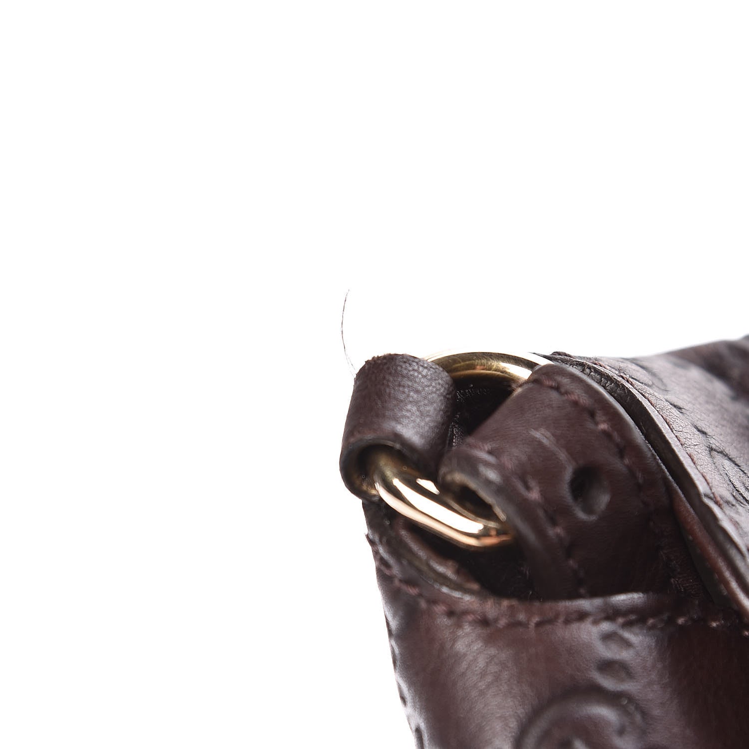 Gucci Guccissima Large Bree Foldover Tote Chocolate 12 of 17