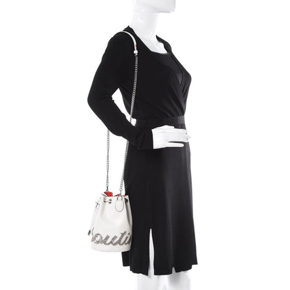 Christian Louboutin Calfskin Marie Jane Bucket White 2 of 6