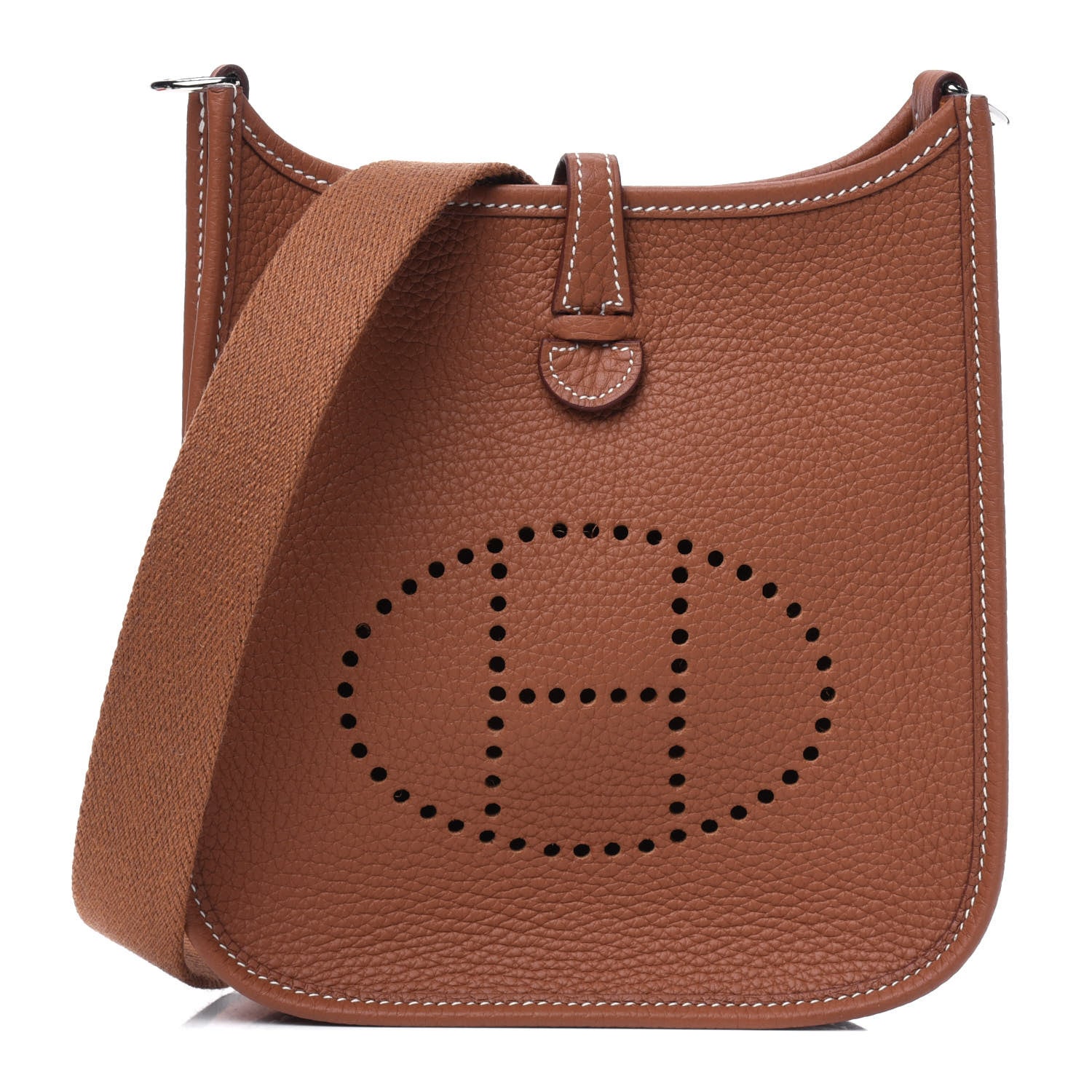 Hermes Taurillon Clemence Evelyne TPM Gold 1 of 11