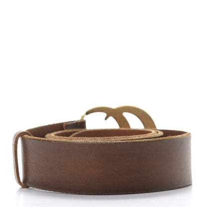 Gucci Faded Calfskin Double G 40mm Belt 85 34 Cuir 2 of 8