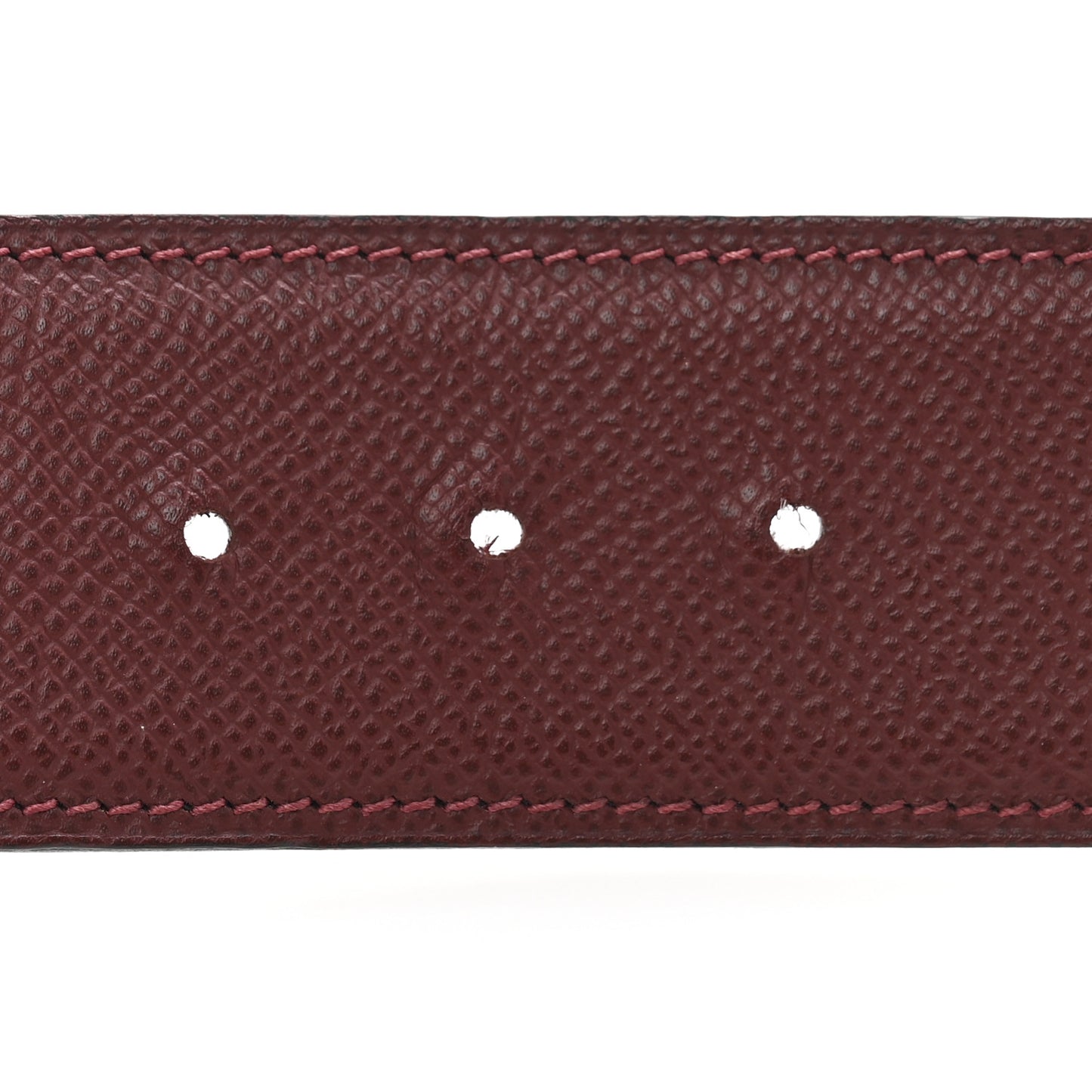 Epsom Box 42mm Belt Strap 95 38 Black Rouge Grenat