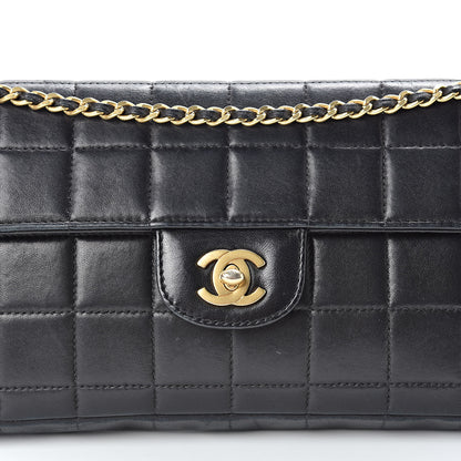 Chanel Lambskin East West Chocolate Bar Flap Black 9 of 17