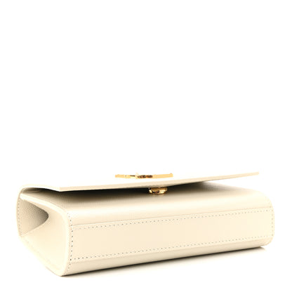 Saint Laurent Grain De Poudre Monogram Kate Belt Bag Crema Soft 6 of 17