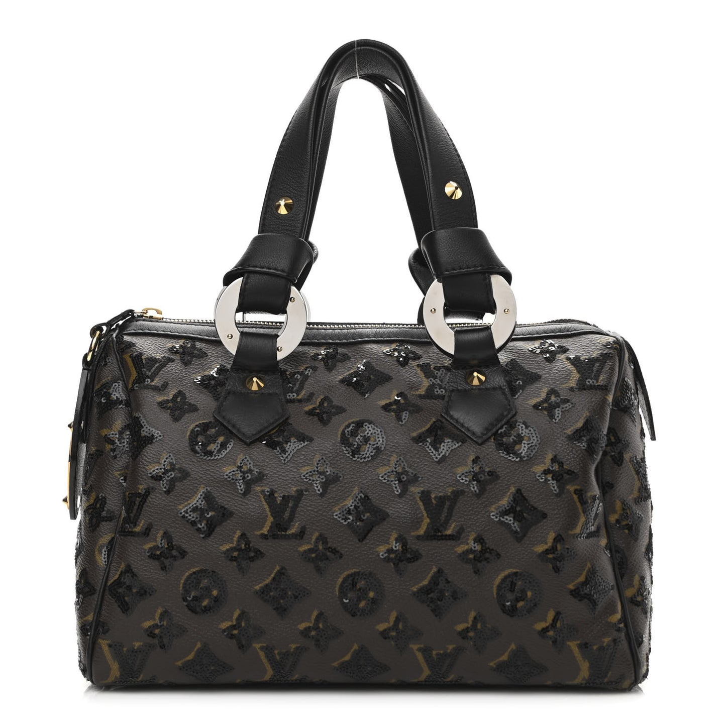 Monogram Sequins Eclipse Speedy 28 Black