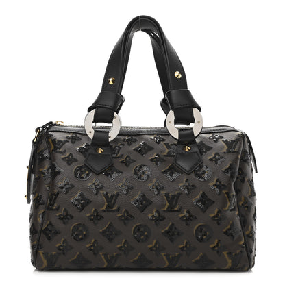 Louis Vuitton Monogram Sequins Eclipse Speedy 28 Black 1 of 12