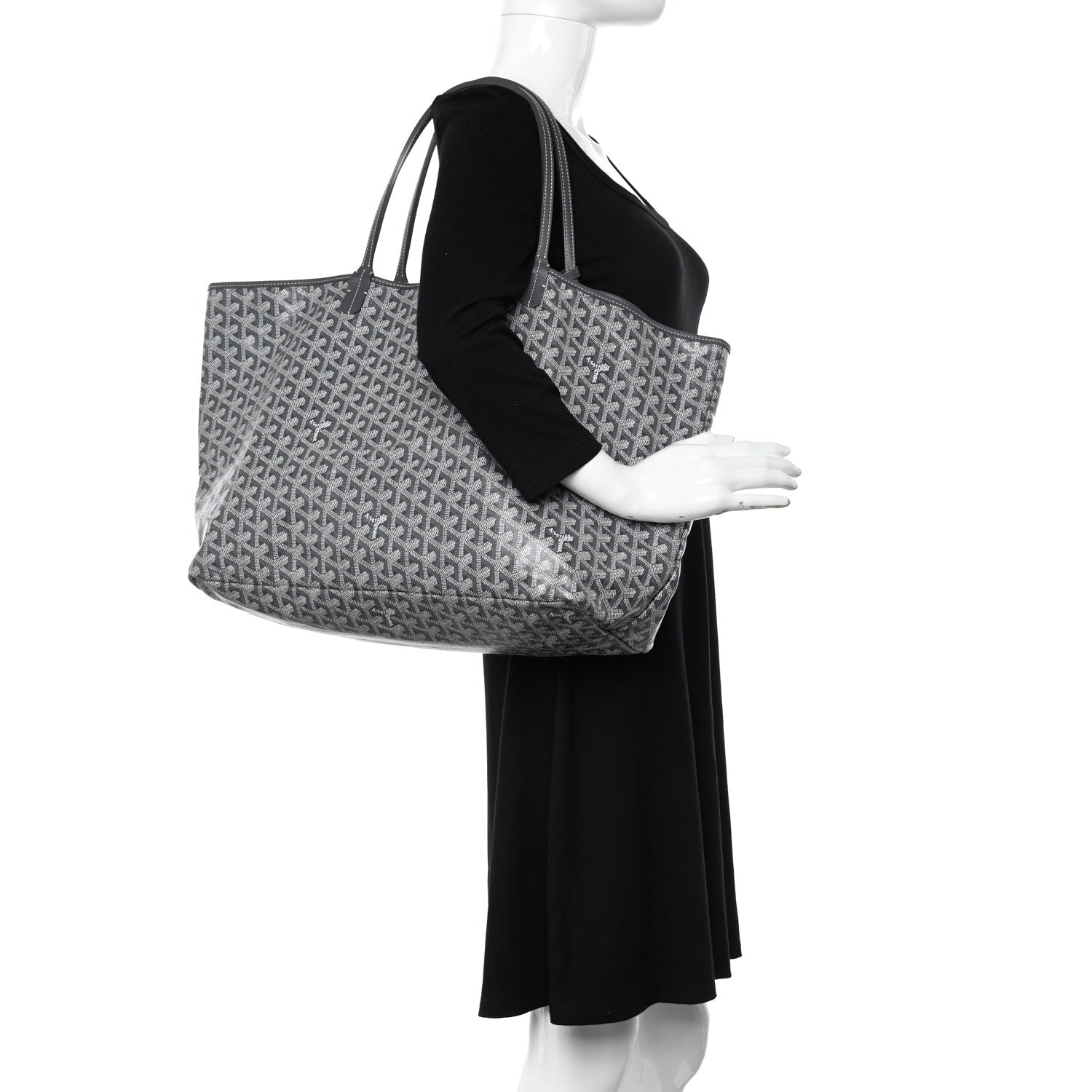 Goyard Goyardine Saint Louis GM Grey 2 of 17