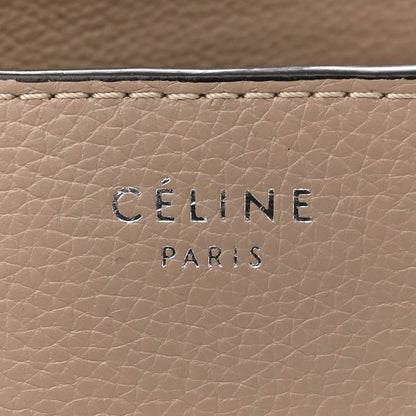 Celine Drummed Calfskin Mini Luggage Dune 6 of 15