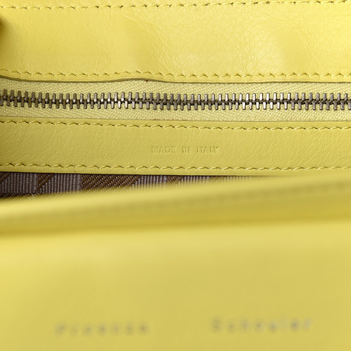 Calfskin PS11 Classic Shoulder Bag Lemon