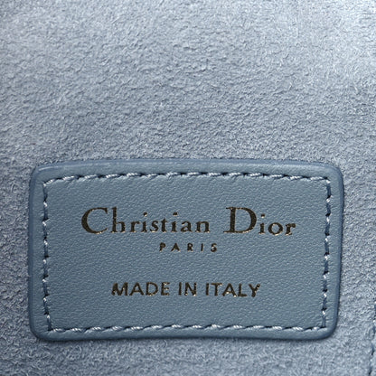 Christian Dior Lambskin Cannage Micro Lady Dior Vanity Case Cloud Blue 6 of 8
