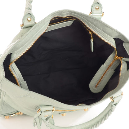 Balenciaga Agneau Giant 12 Gold Hardware City Vert Jade 5 of 7