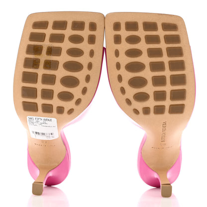 Bottega Veneta Lambskin Stretch Mule Sandals 38 Hollyhock 5 of 8