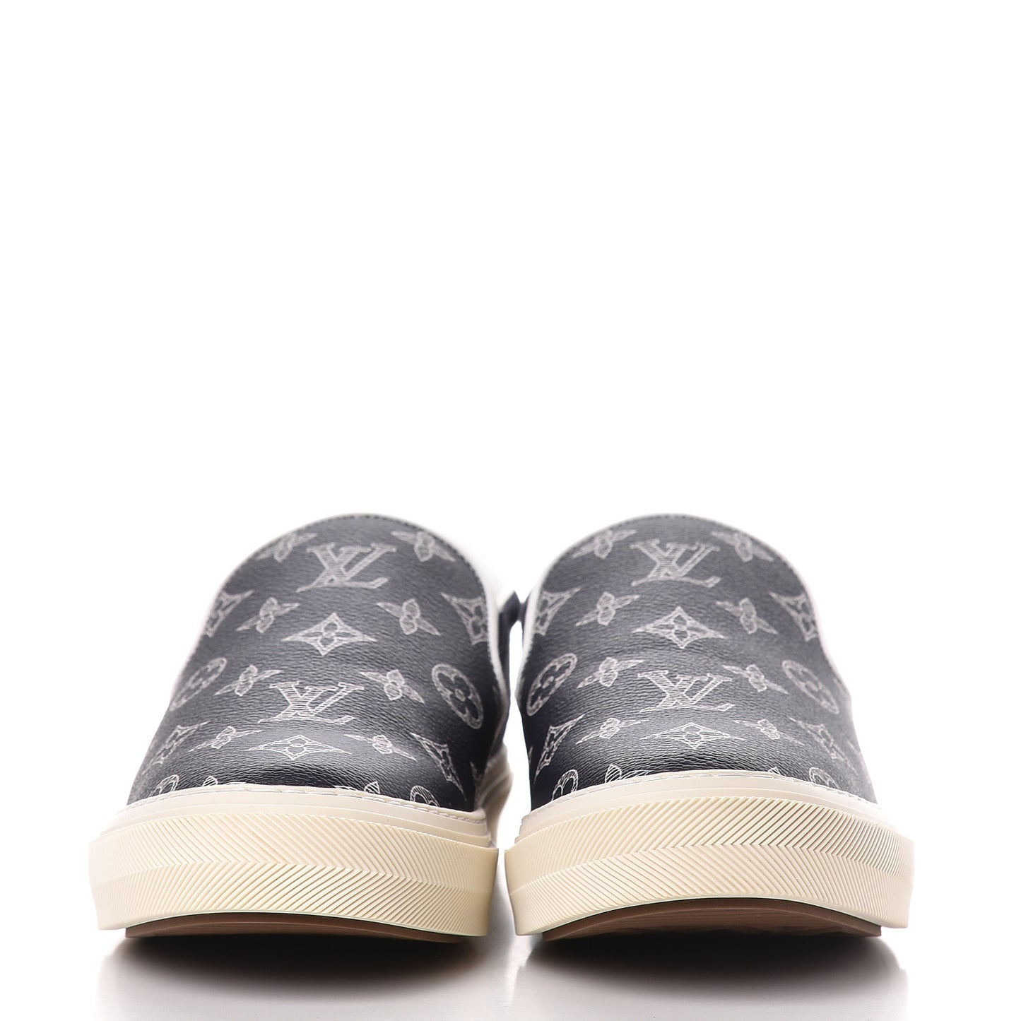 Savane Monogram Trocadero Slip On Sneakers 7.5 Encre