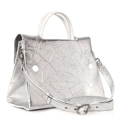 Christian Dior Metallic Calfskin Medium Diorever Flap Silver 3 of 17