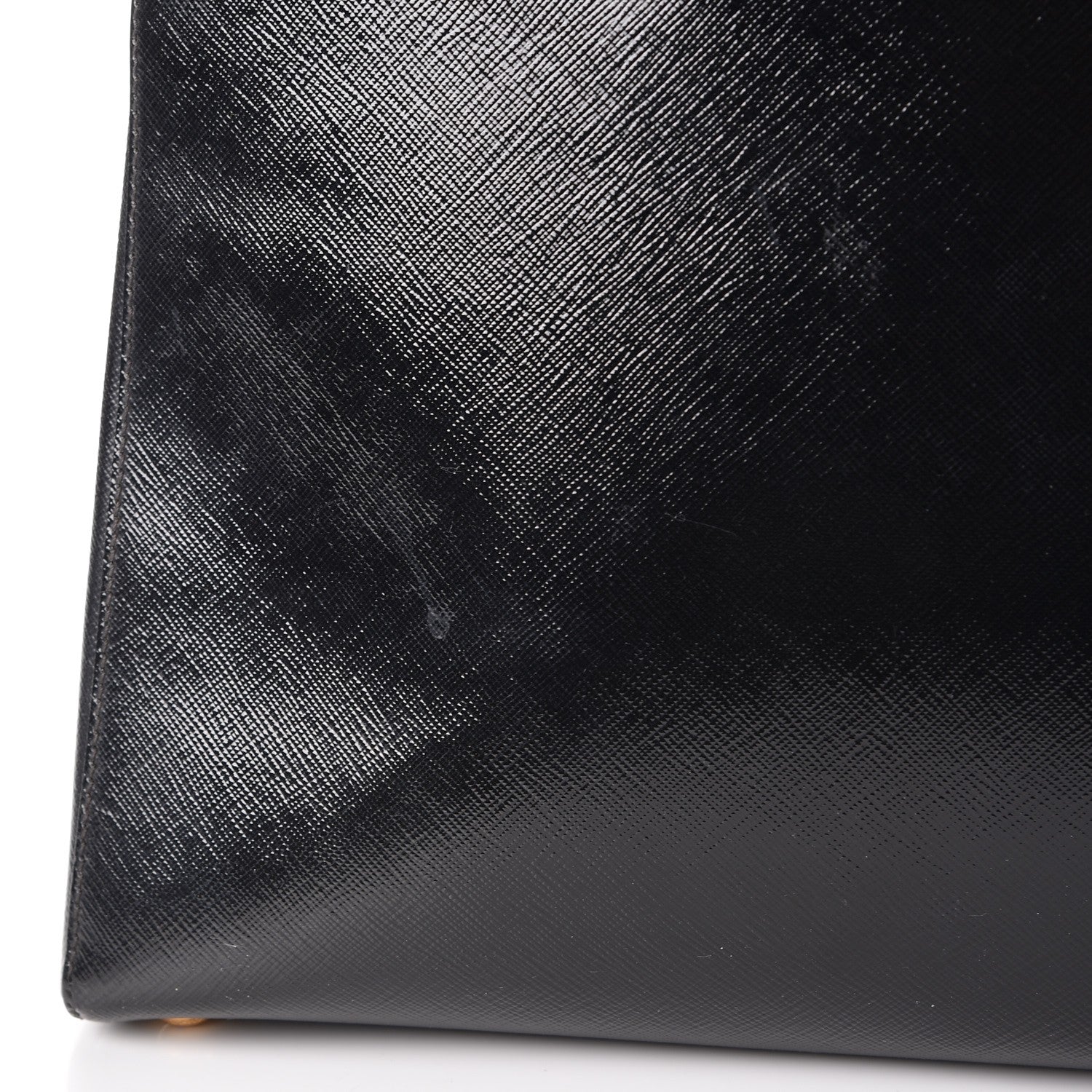 Prada Saffiano Vernice Tote Black 11 of 13