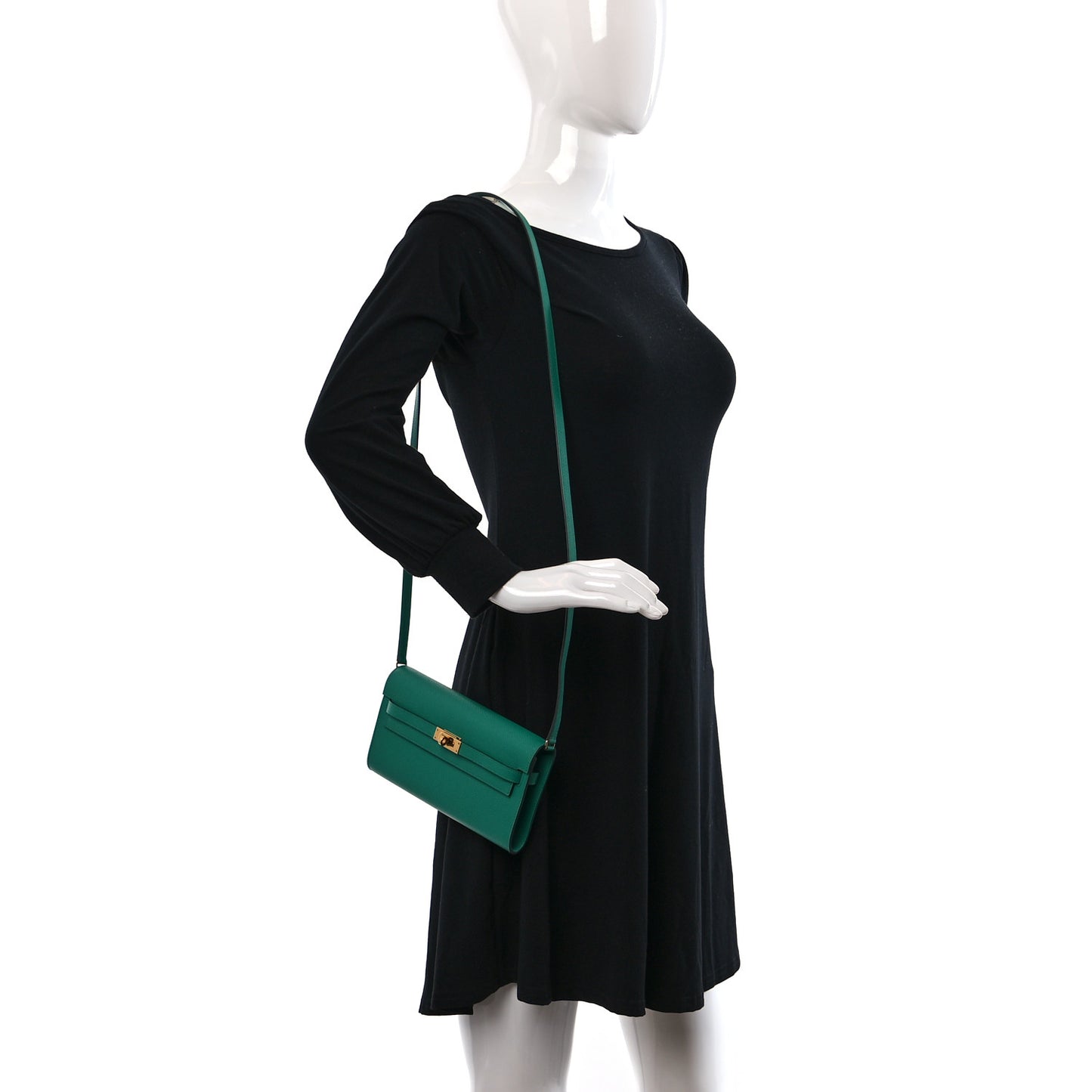 Epsom Kelly Wallet To Go Vert Jade