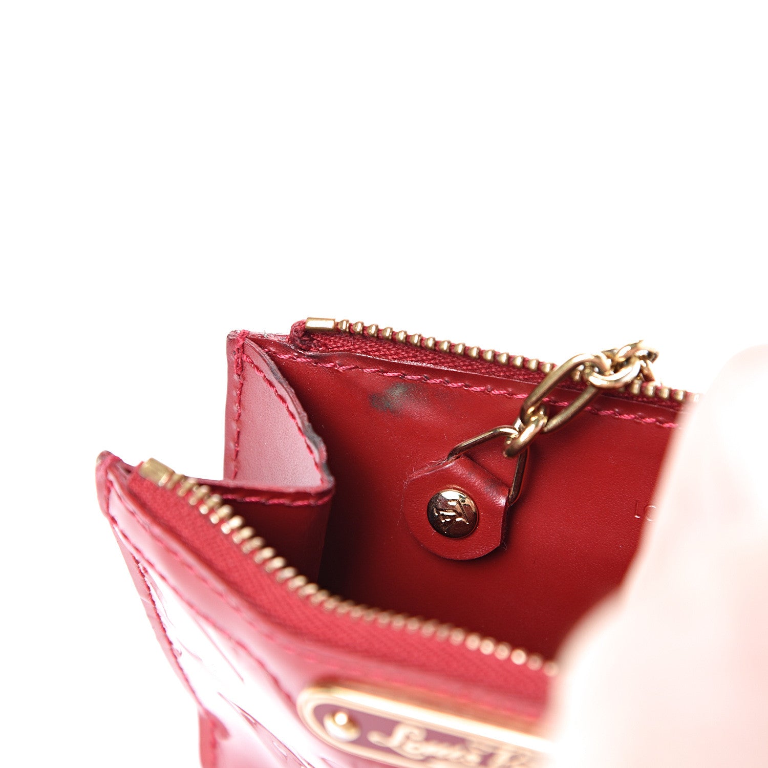 Louis Vuitton Vernis Key Pouch Pomme D'Amour 8 of 13