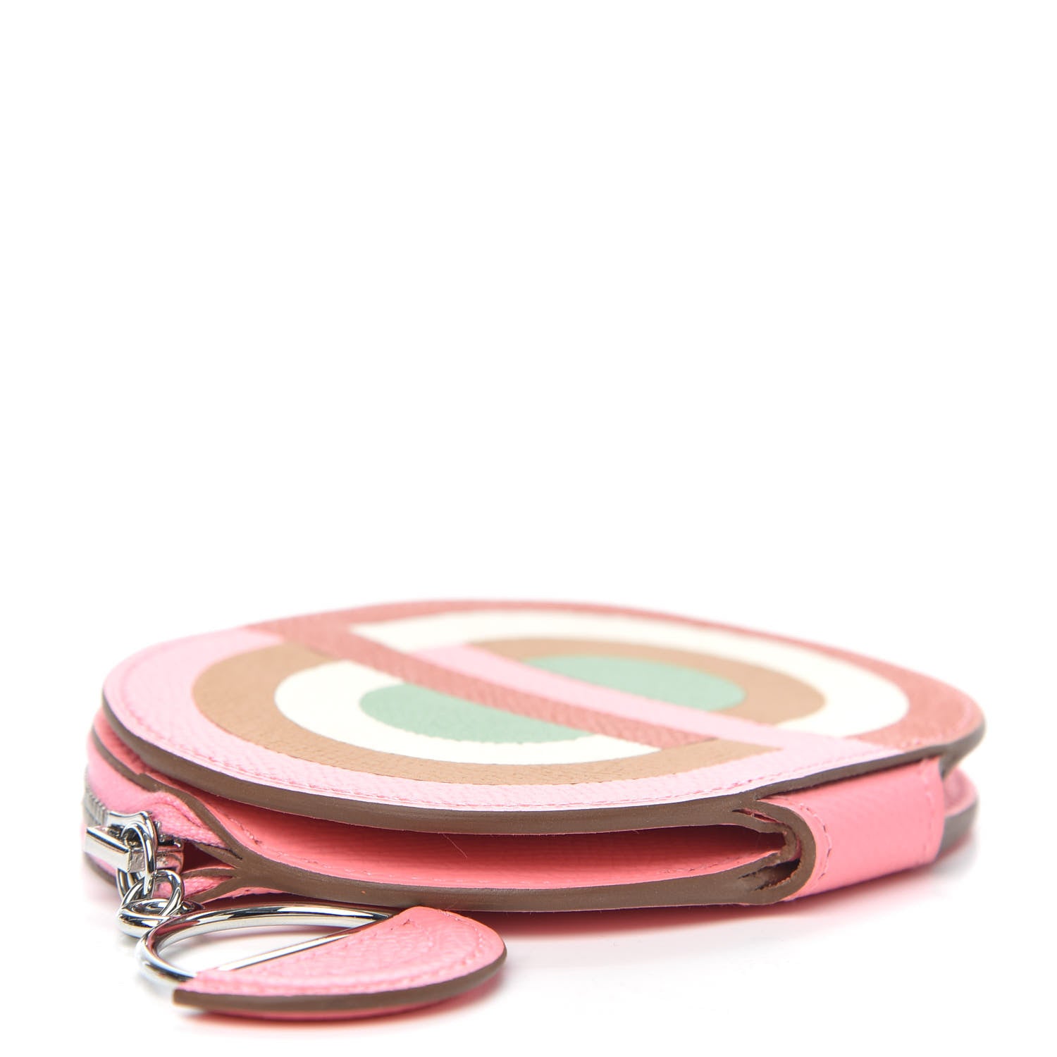 Hermes Epsom Mini In-The-Loop-To-Go Wallet Rose Confetti Terre Battue Sesame Nata Vert Criquet 4 of 8