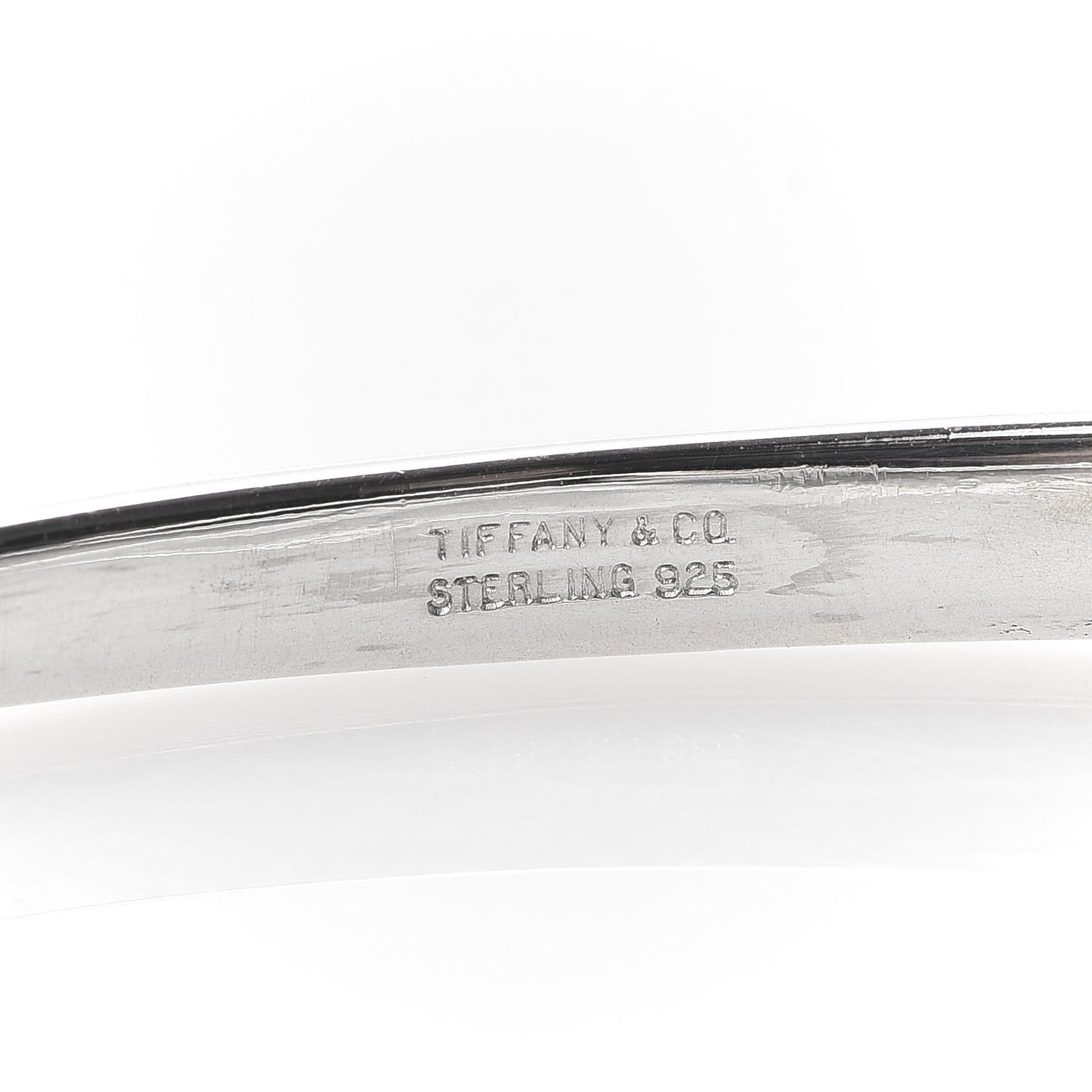 Sterling Silver Interlocking Loops Bangle Bracelet