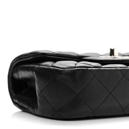 Chanel Lambskin Quilted Extra Mini Rectangular Flap Black 12 of 16