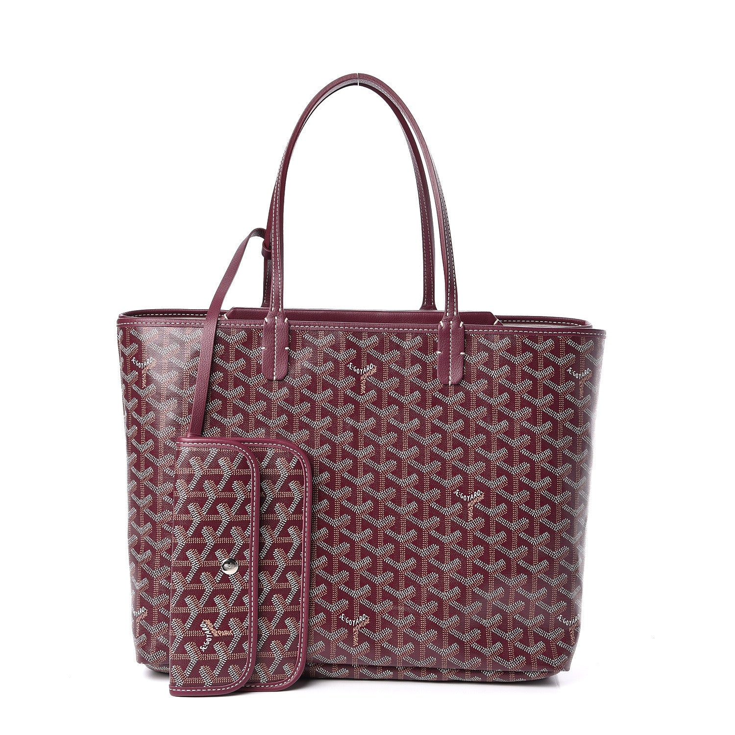 Goyard Goyardine Isabelle Tote Burgundy 1 of 12