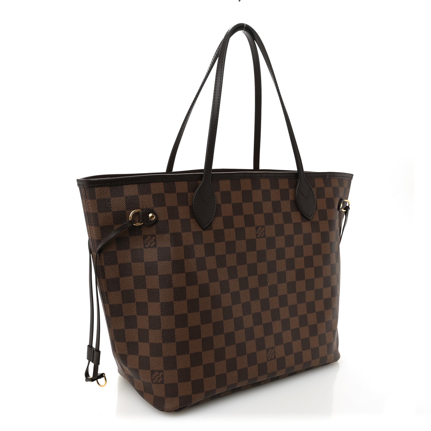 Louis Vuitton Damier Ebene Neo Neverfull MM Rose Ballerine 3 of 9