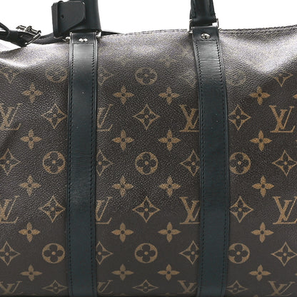 Louis Vuitton Monogram Macassar Keepall Bandouliere 45 8 of 11