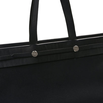 Hermes Toile Vache Hunter Herbag Cabas MM Black 11 of 16