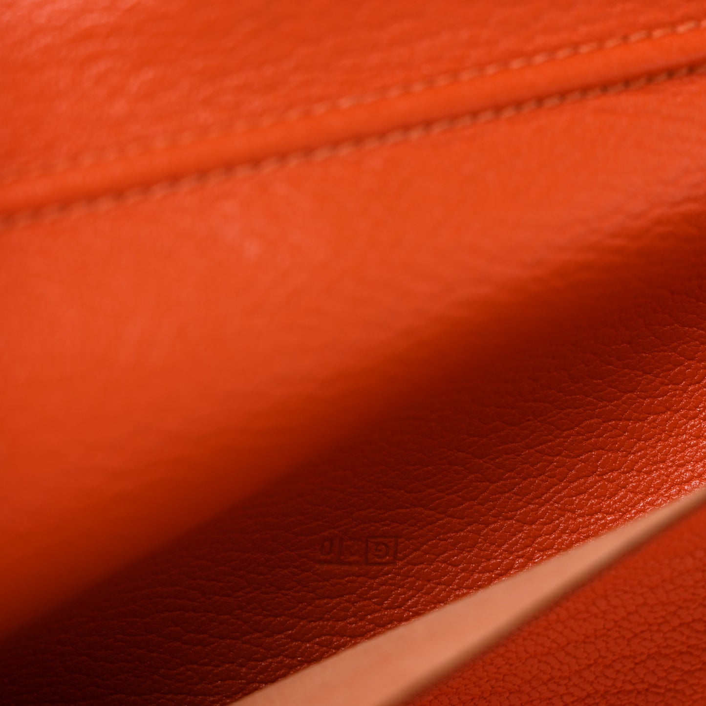Chevre Mysore Bi-Color Globe Trotter Agenda Cover PM Gold Orange