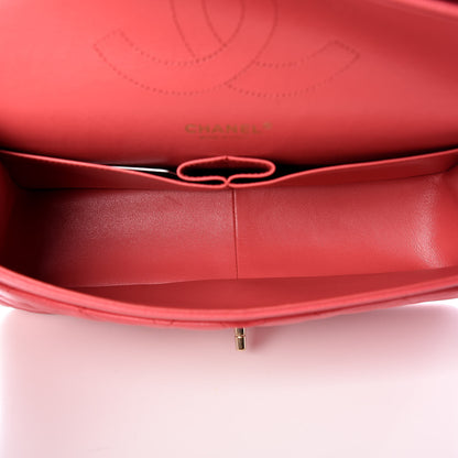 Chanel Caviar Quilted Jumbo Double Flap Dark Pink 6 of 11