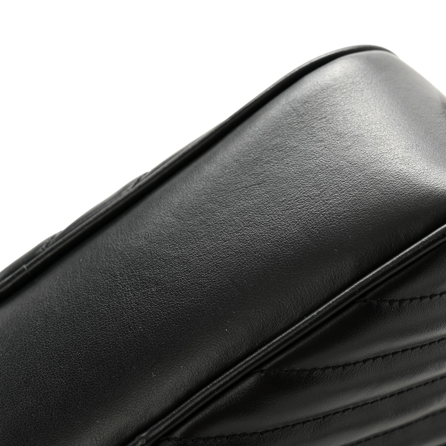 Saint Laurent Calfskin Matelasse Monogram Lou Camera Bag Black 11 of 13