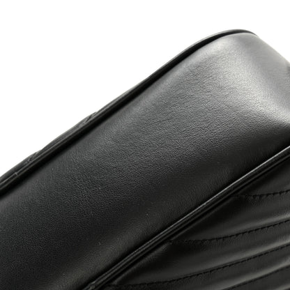 Saint Laurent Calfskin Matelasse Monogram Lou Camera Bag Black 11 of 13