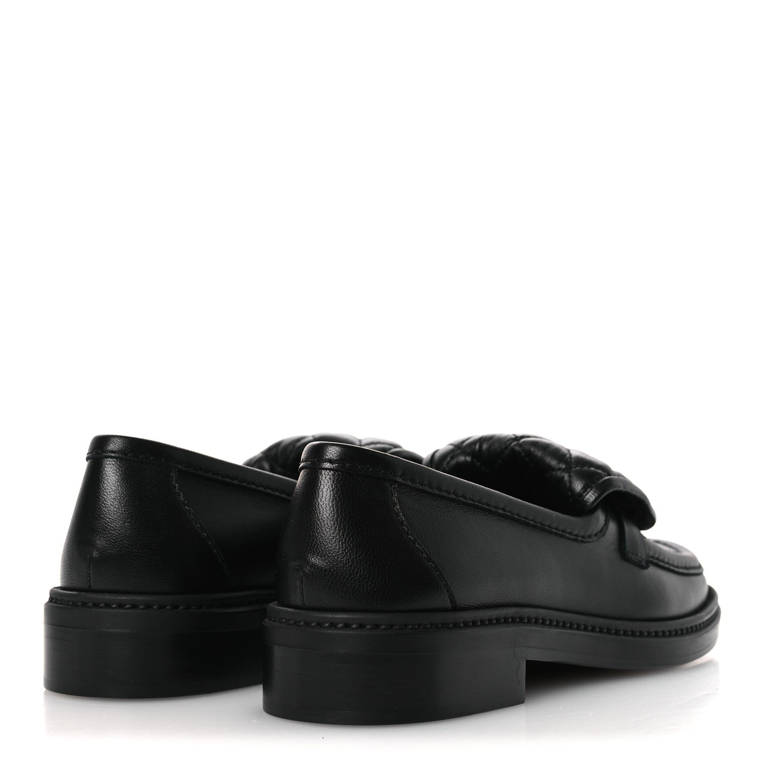 Chanel Lambskin Quilted CC Turnlock Loafers 36 Black 5 of 13