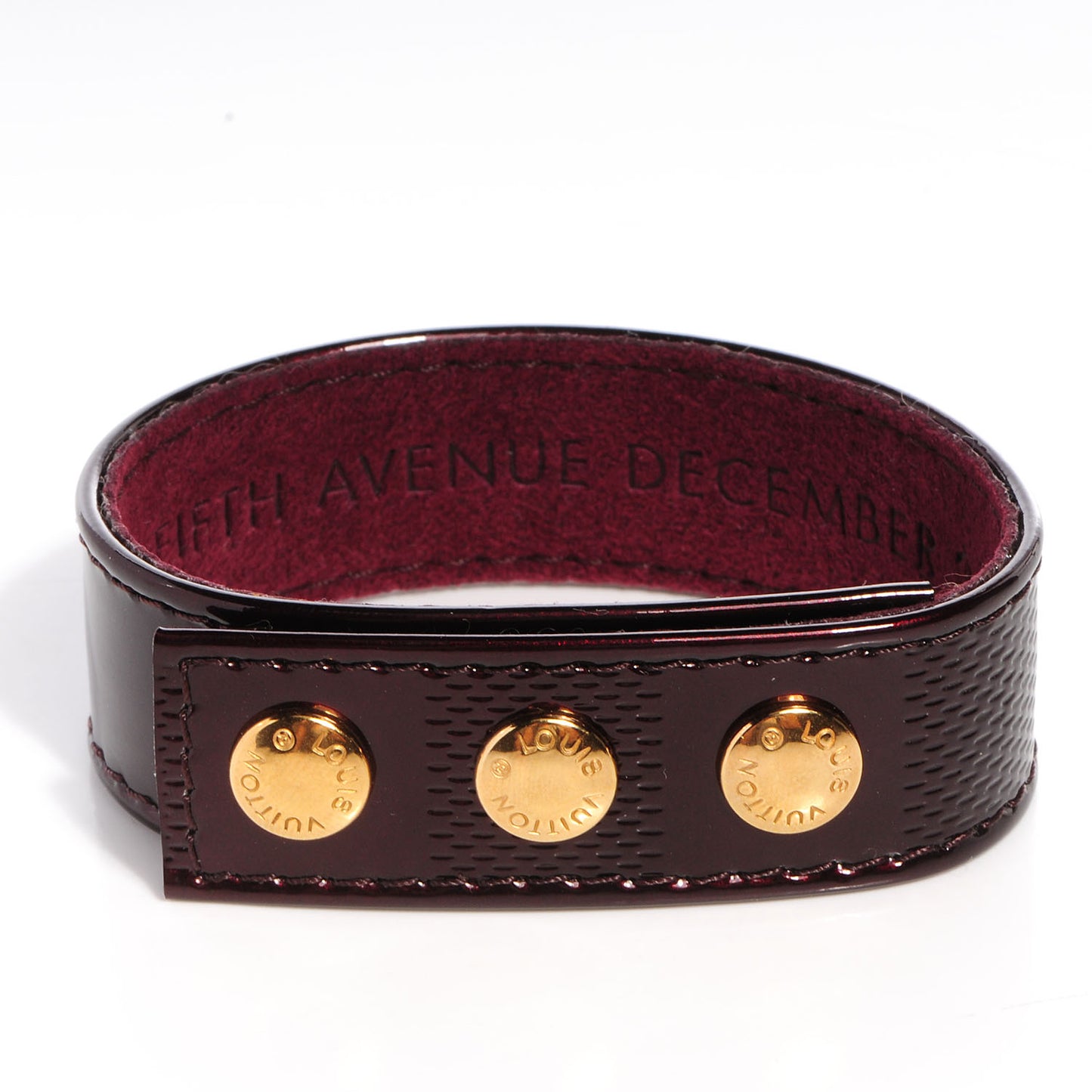Damier Vernis Bracelet Carmine