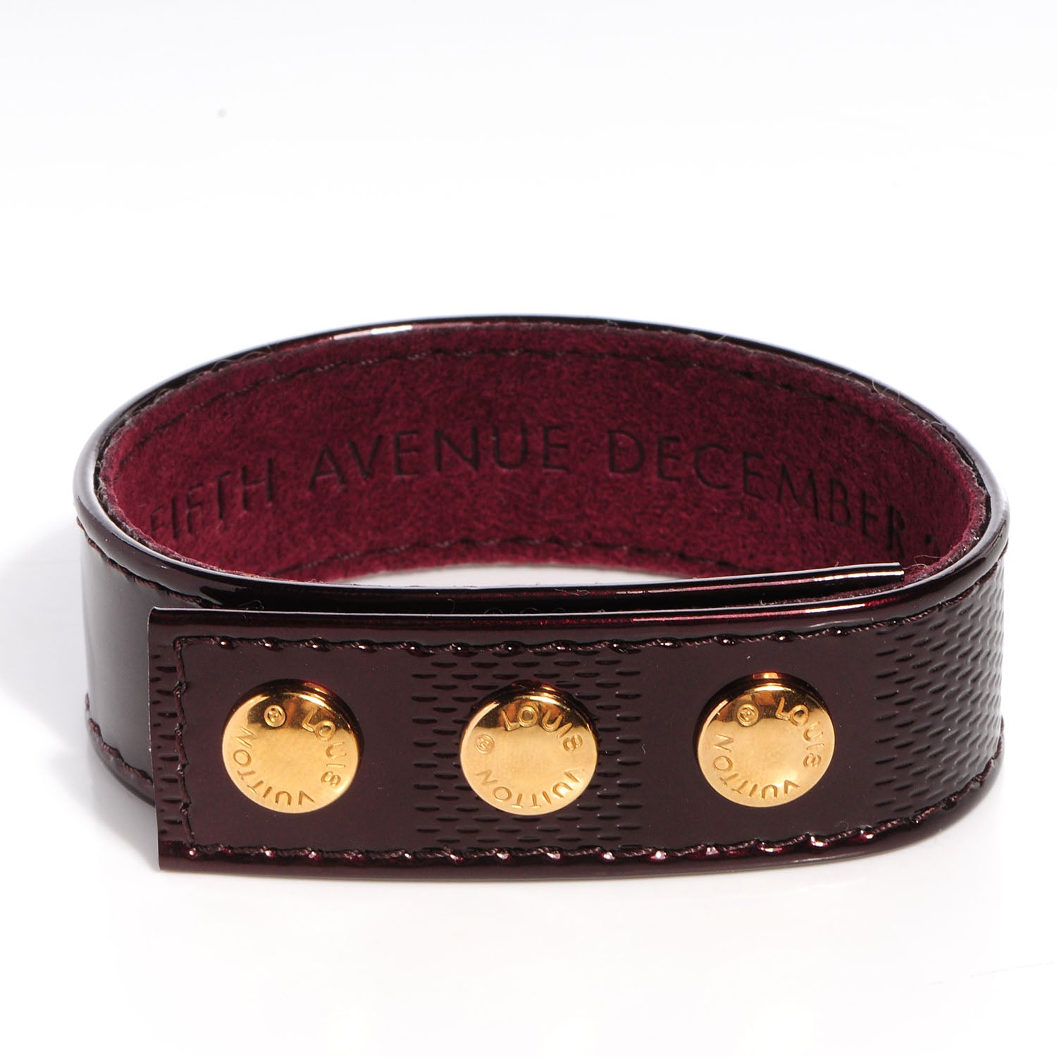 Louis Vuitton Damier Vernis Bracelet Carmine 3 of 5