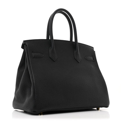 Hermes Togo BIRKIN 30 Black 3 of 14