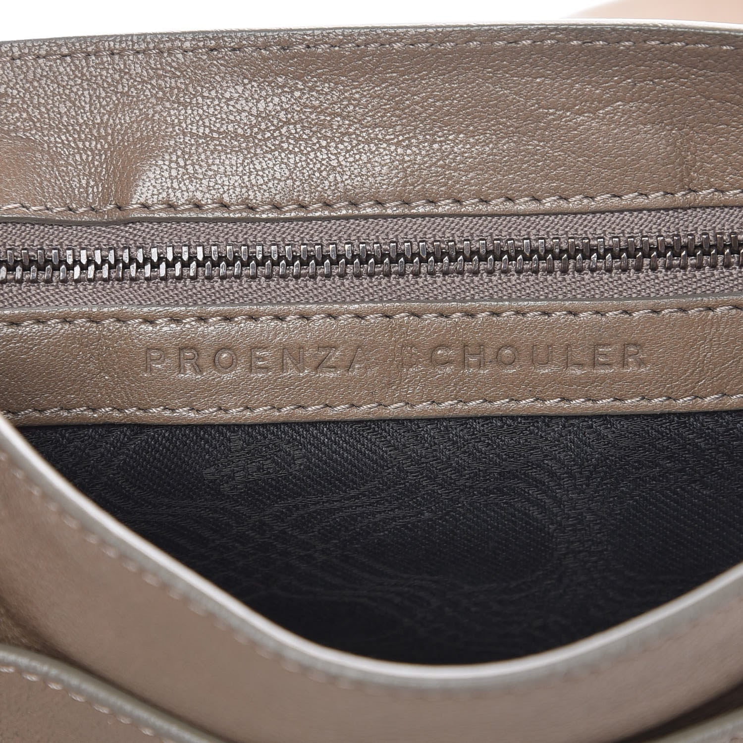 Proenza Schouler Lambskin PS1 Mini Pouch Messenger Smoke 6 of 10