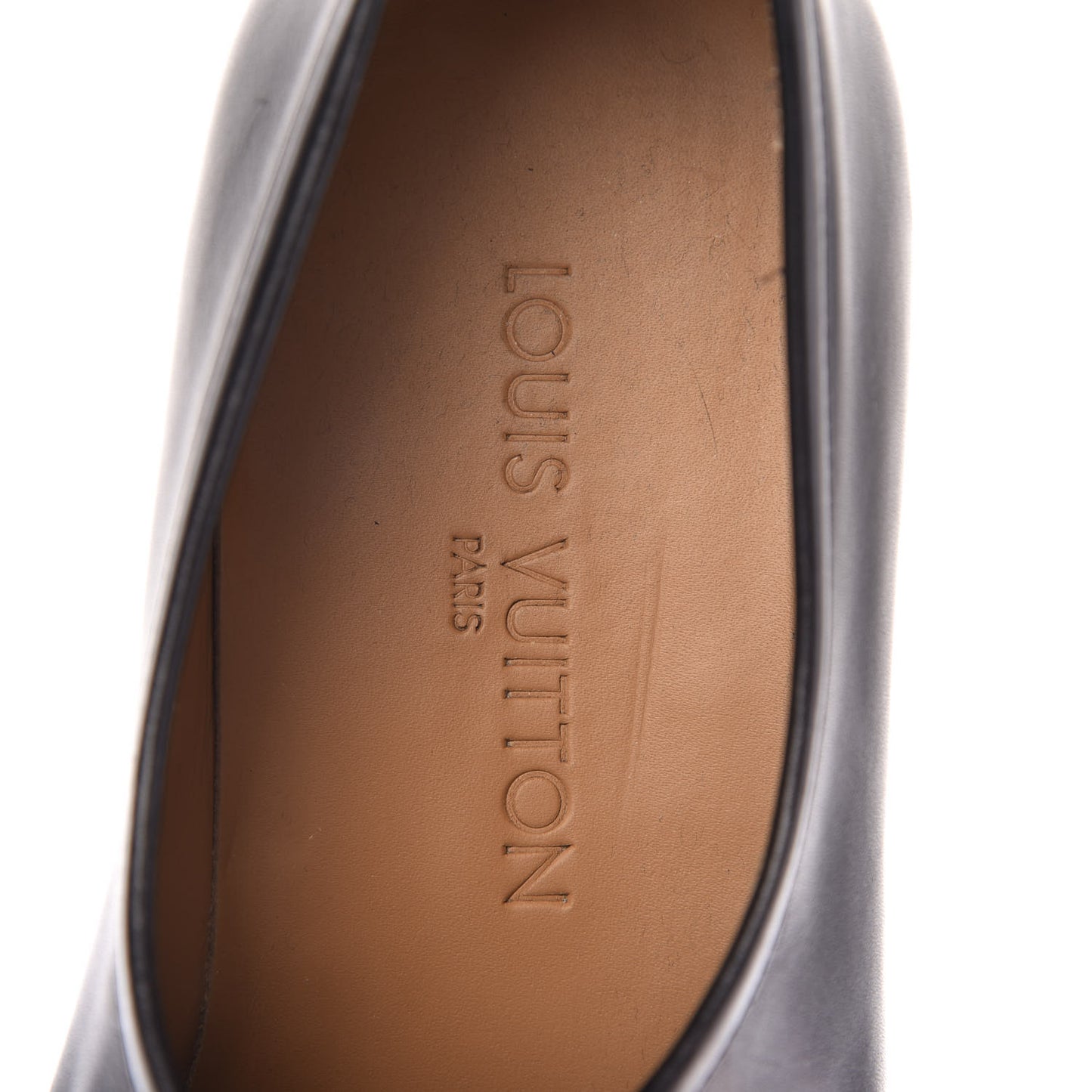 Calfskin Mens Loafers 8.5 Black