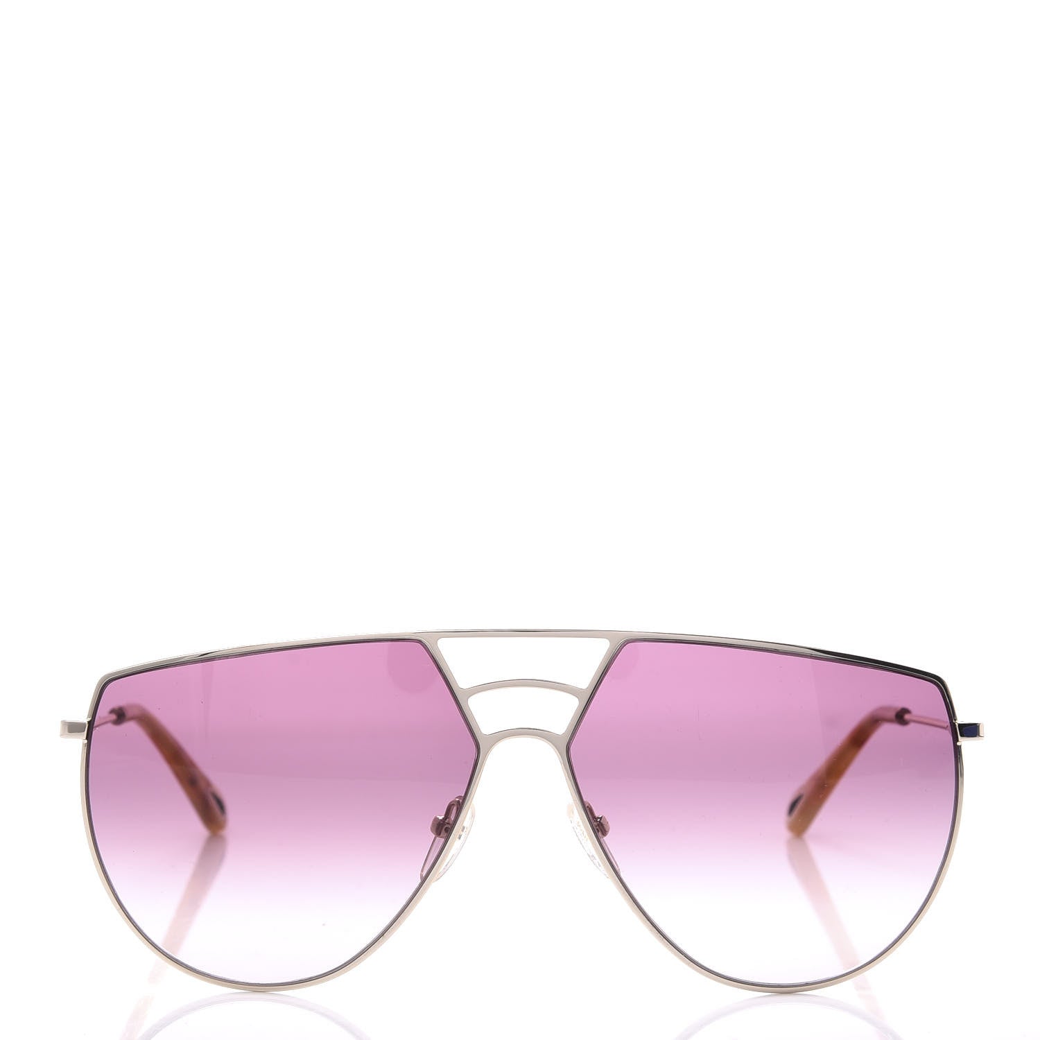Chloe Aviator Sunglasses CE139S Gold Wine 2 of 3