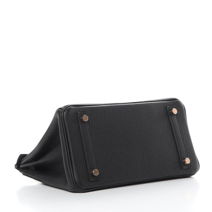 Hermes Togo Birkin 25 Black 4 of 13