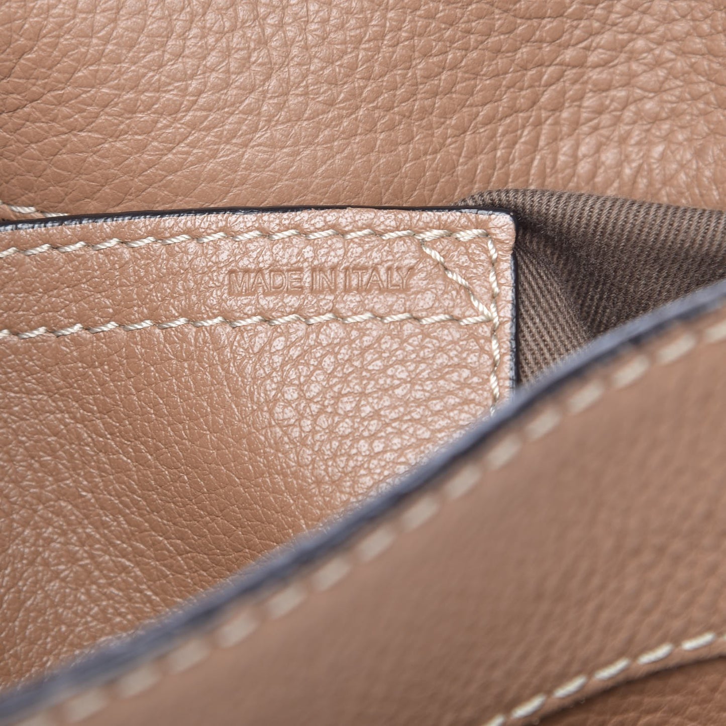 Calfskin Medium Marcie Round Crossbody Bag Nut