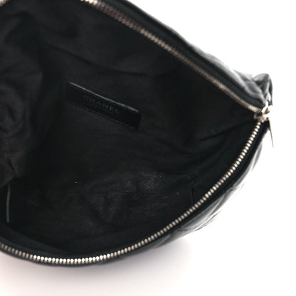 Chanel Calfskin Quilted Waist Belt Bag Black 5 of 9