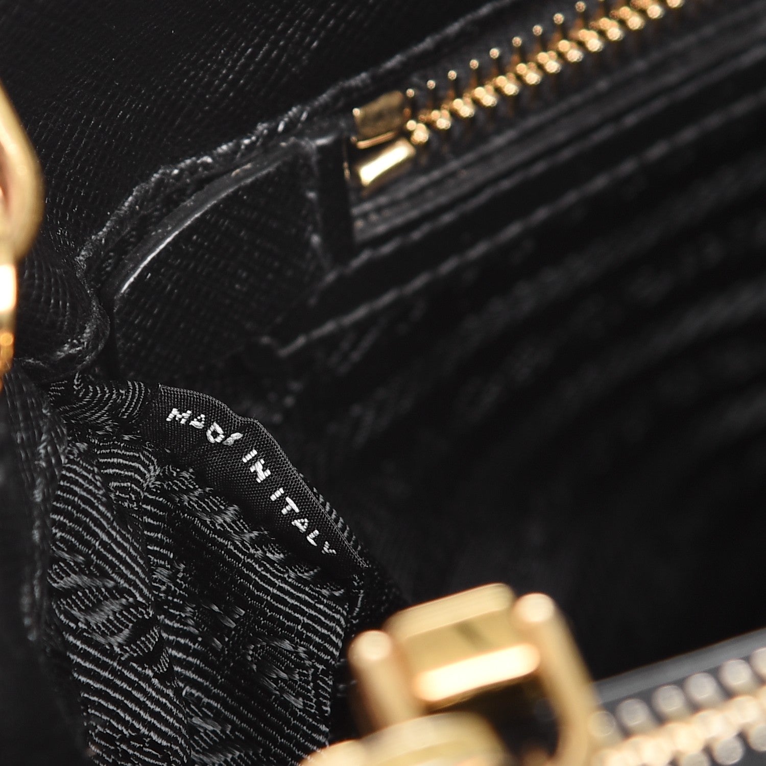 Prada Saffiano Small Galleria Double Zip Tote Black 8 of 9